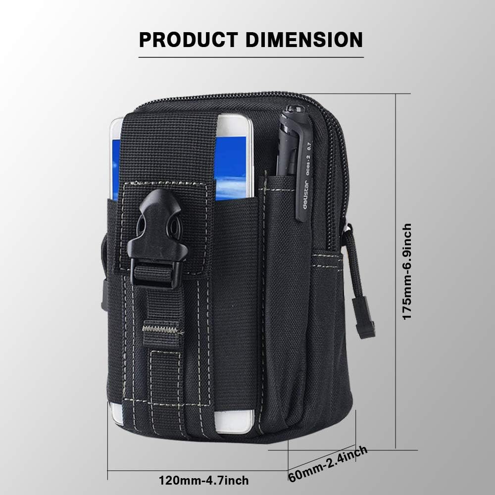 Tactical Molle Belt Pouch Mili - đánh giá và giá Tool Bag
